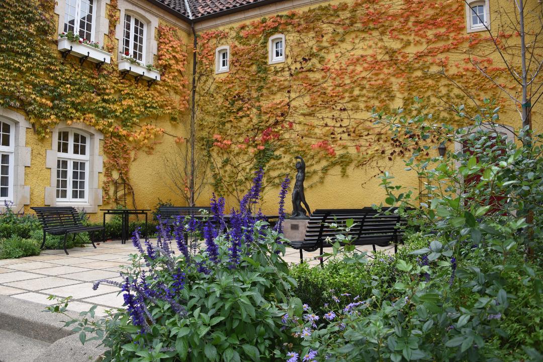 Bacchus Courtyard, Jordan Winery - Ann Rosmarin Landscape Design